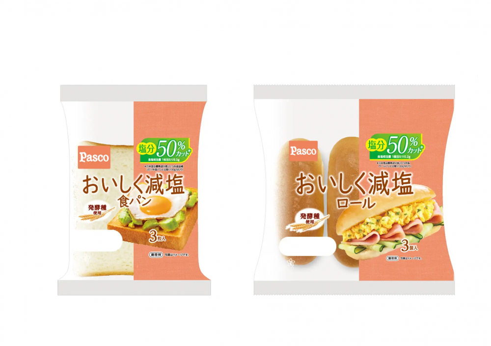 おいしく減塩食パン Pasco低钠面包